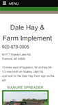 Mobile Screenshot of dalehayfarmimplement.com